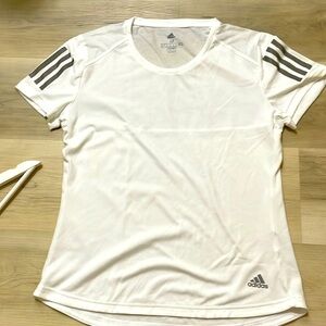 Two Adidas size medium polyester women's tops